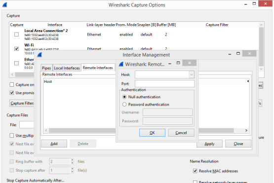 remote packet capture tool